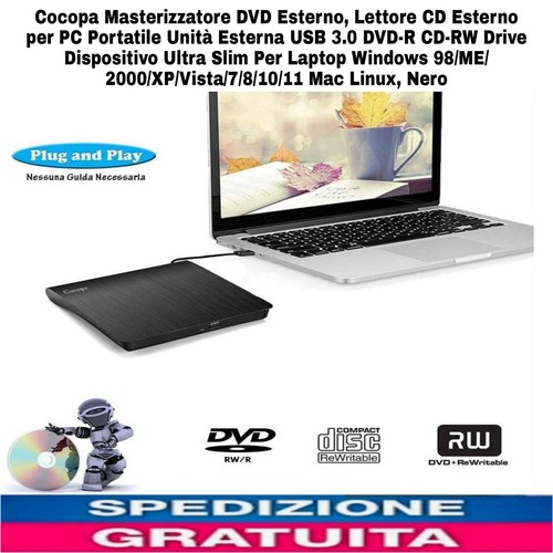 Cocopa masterizzatore dvd - masterizzatore,